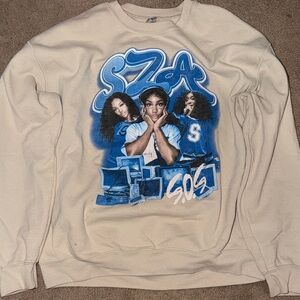 Sza 2023 Tour Sweater (Cream)